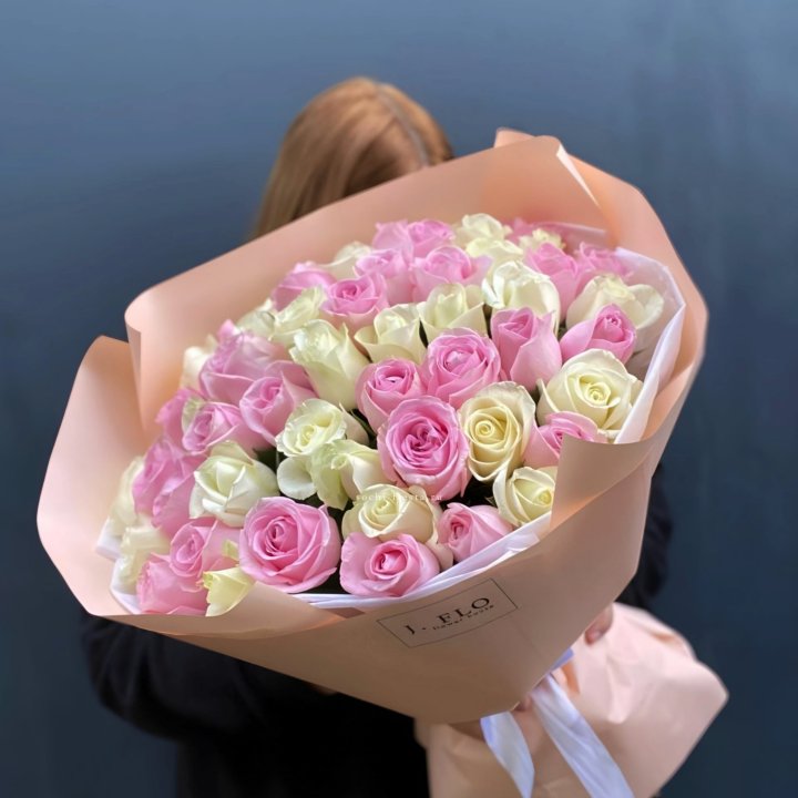 55 роз микс нежности в Орле