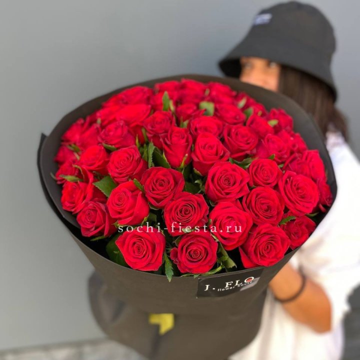 51 роза "Блек" в Орле