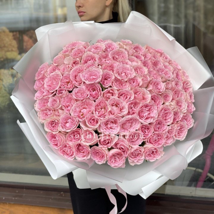 101 нежно-розовая роза в Орле