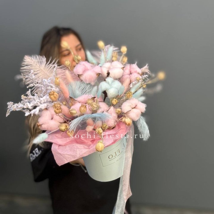 Авторский бокс с сухоцветами №2 в Орле