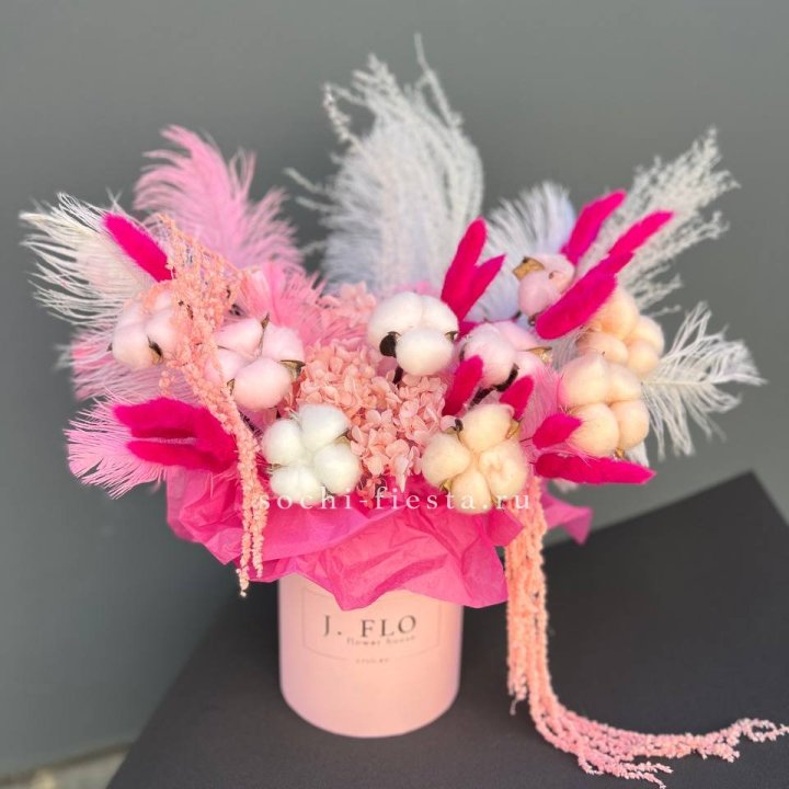 Авторский бокс с сухоцветами №1 в Орле