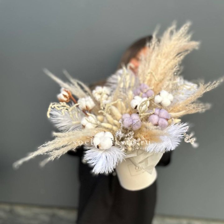 Авторский бокс с сухоцветами №3 в Орле