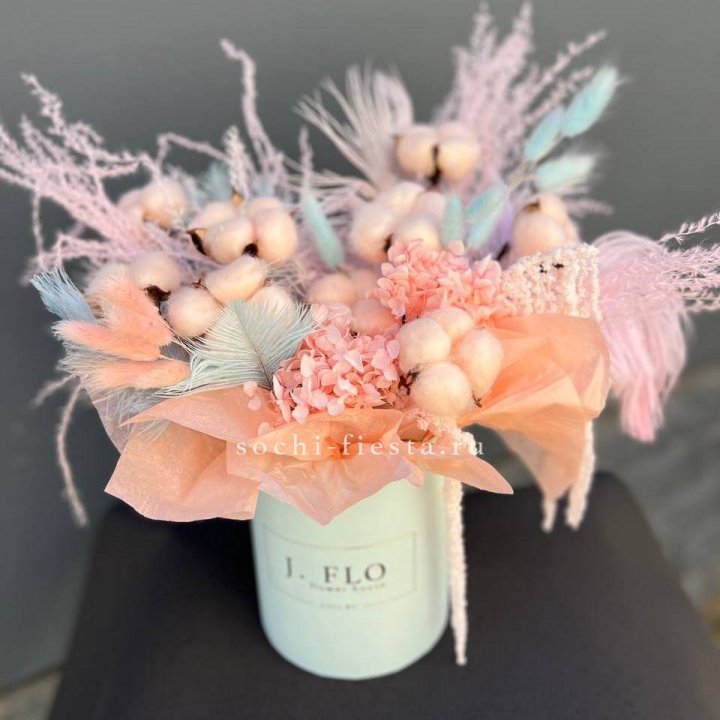 Авторский бокс с сухоцветами №3 в Орле