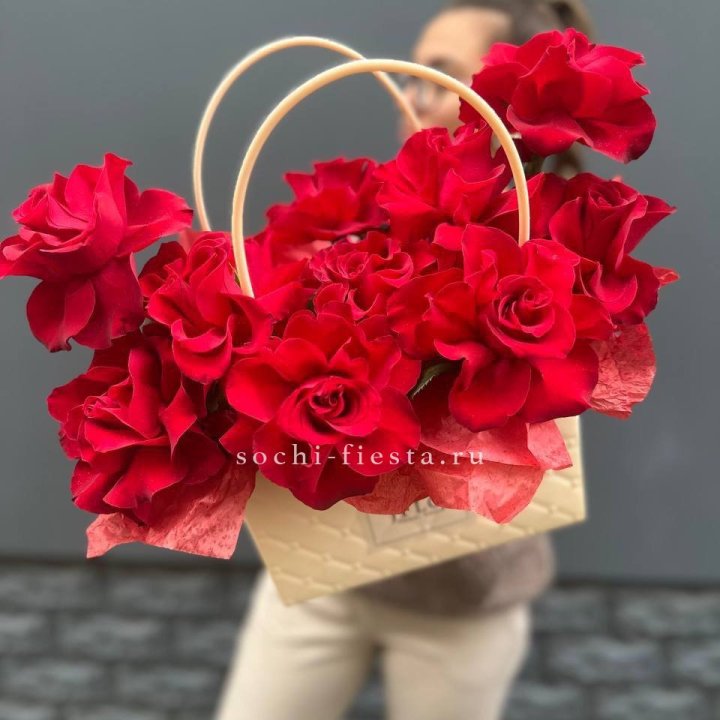 Французские розы в сумочке в Орле