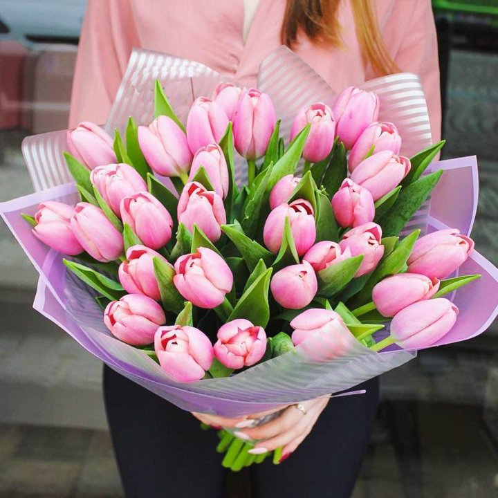 25 тюльпанов "Айс крем" в Орле
