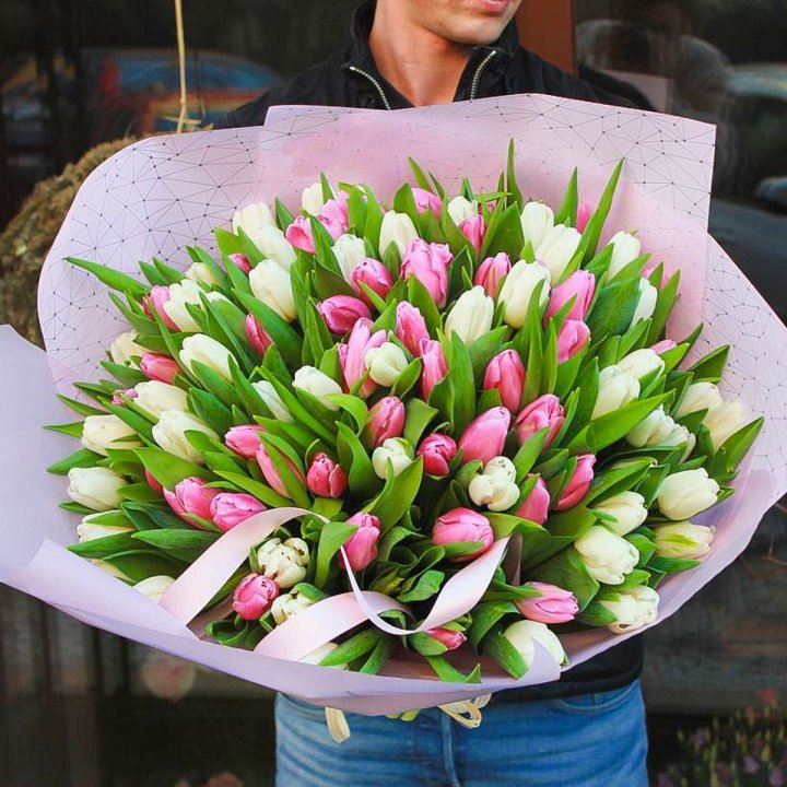 101 тюльпан микс в Орле